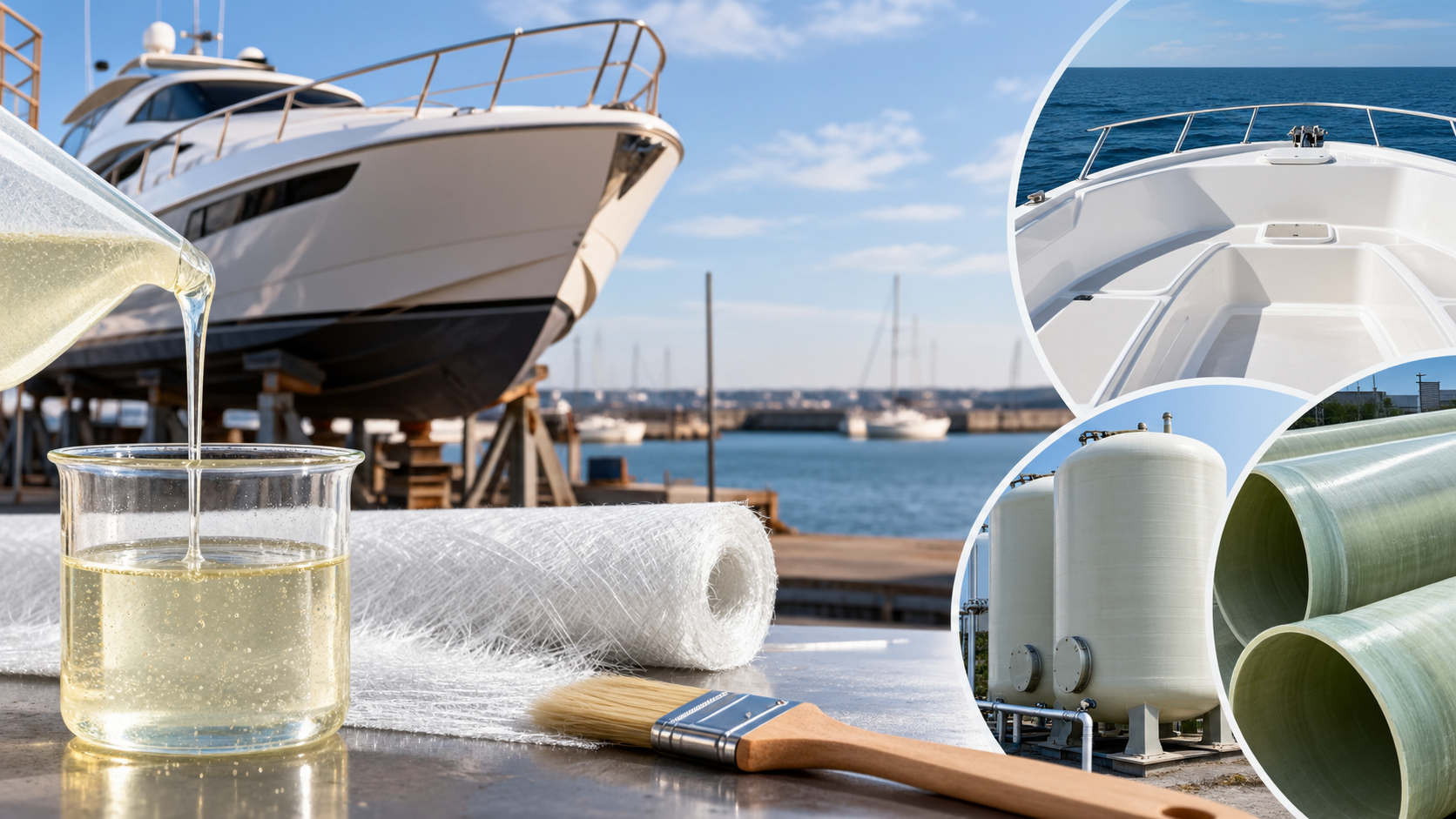 Marine Fiberglass Resin Manufacturers in India - SR Resins